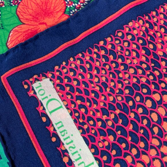 Vintage Christian Dior Silk Scarf - Picture 6 of 15